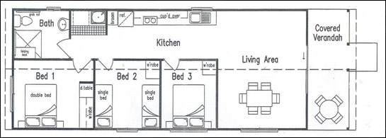 Kilcoy Motel Barn Floorplan